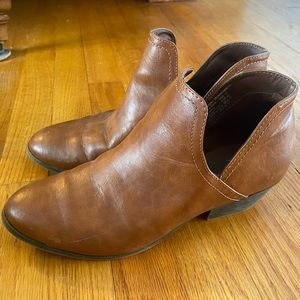 Brown ankle boots